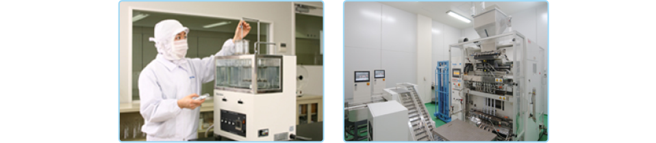 安心・安全の国内工場での製造