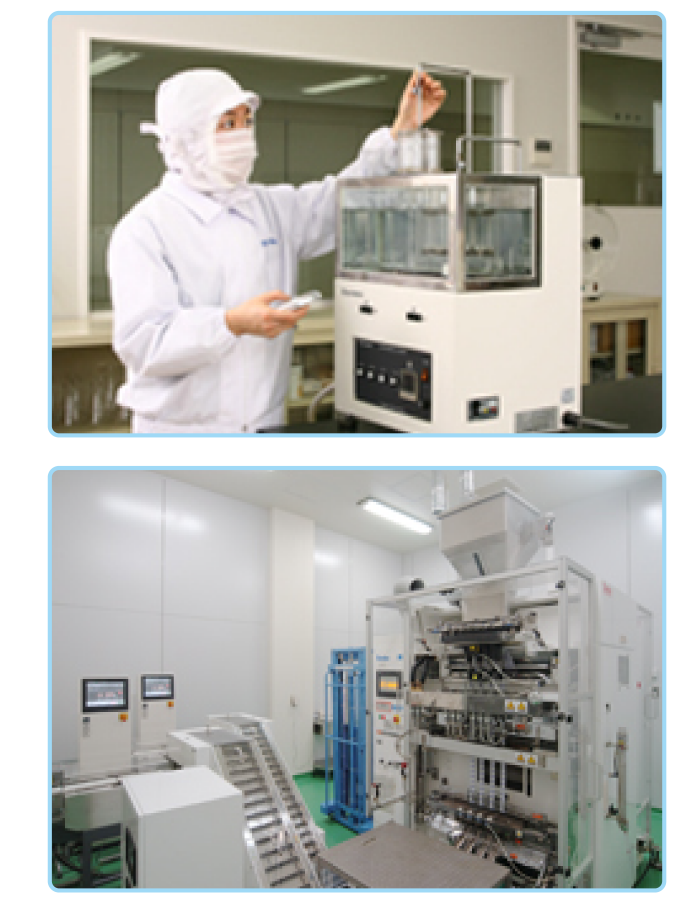 安心・安全の国内工場での製造